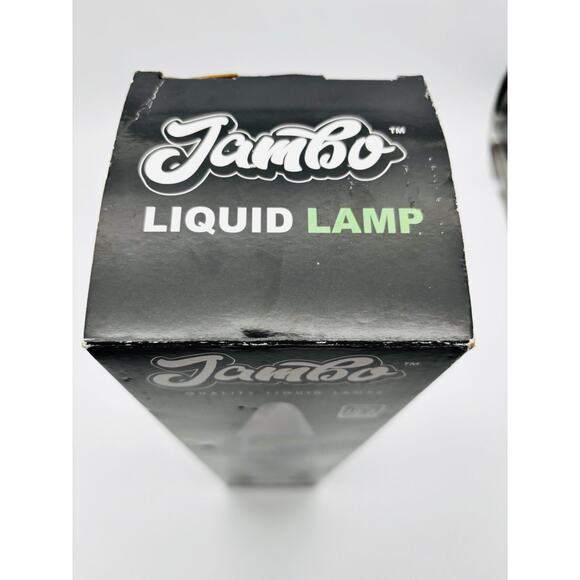 New JAMBO 16.3" Lava Liquid Lamp, Blue And Yellow. New. Cool Look! - Picture 6 of 11